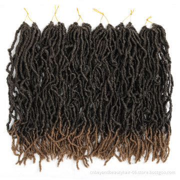 aliexpress Best Nu faux Locs Crochet Hair Most Natural Faux Locs Crochet Braid 100% Premium Fiber Synthetic Hair African Roots